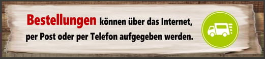 Bestellmöglichkeiten: Internet, Post, Telefon