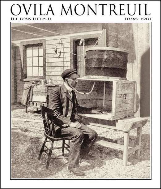 Ovila Montreuil à Baie Ste-Claire vers 1900