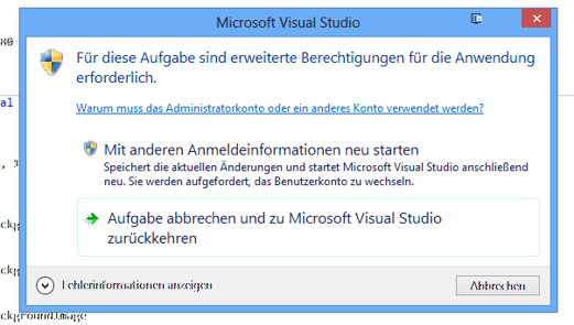 Visual-Studio-Adminrechte-Einstellen
