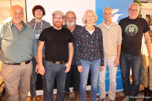 1. Vorsitzender Ulrich Münch (links) mit seinem Vorstandsteam