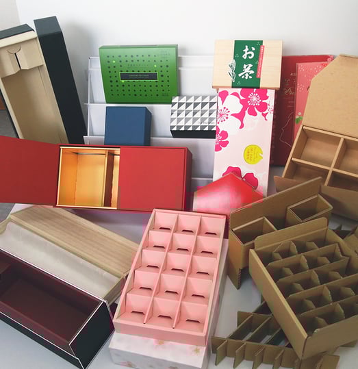 パッケージイメージ写真と図面