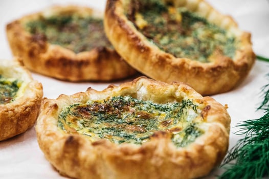 Lachs-Tarte aus dem Dampfgarer.