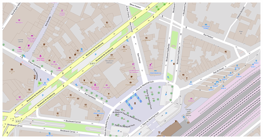 Plan Arras Gare - Boulevard Faidherbe