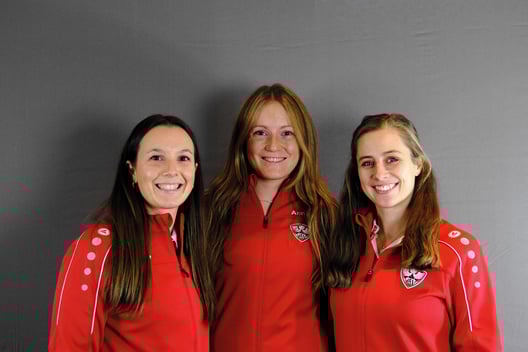 Ausbilderinnen Lena Balthasar, Annabell Peipp & Jessica Feulner