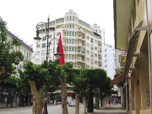 新市街のメイン通り