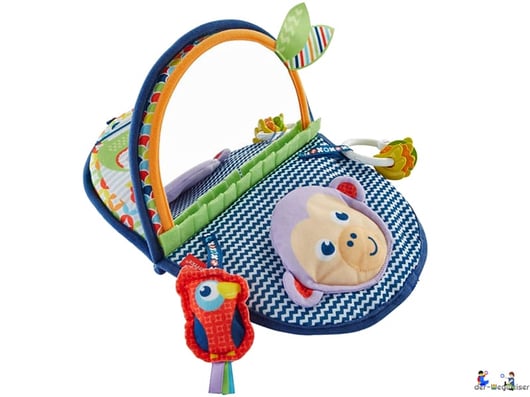 Im Paket Fisher-Price ist ein Äffchen-Spiegel enthalten.