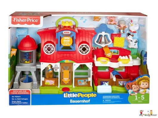 Bei der Bestellung im Onlineshop der-Wegweiser erhalten Sie das Fisher-Price Paket "Little People Bauernhof".