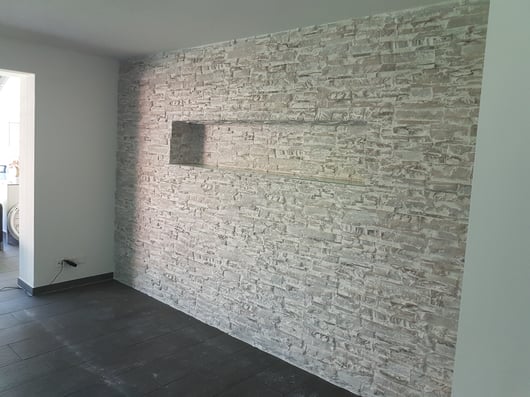 Steinwerke.ch moderne Wandverkleidung - Deko - Design - Wandpaneele, Modern - Elegant - Exklusiv - Steinwandbeleuchtung - Kunststein - Ambiente