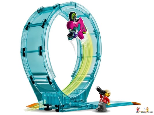 Die Besonderheiten im Lego Paket 60361 ist ein spektakulären Looping für atemberaubende Stunts.