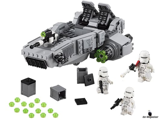 Die Besonderheit im Lego Paket 75100 ist der Snowspeeder von 10cm Höhe, 22cm Länge und 16cm Breite und somit die perfekte Ergänzung jeder LEGO Star Wars Kollektion.
