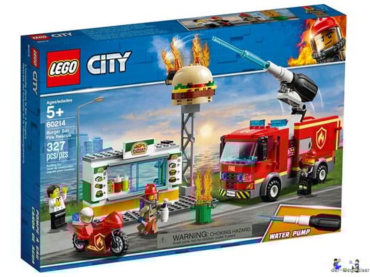 Bei der Bestellung erhalten Sie Lego City 60214 Feuerwehreinsatz im Burger Restaurant.