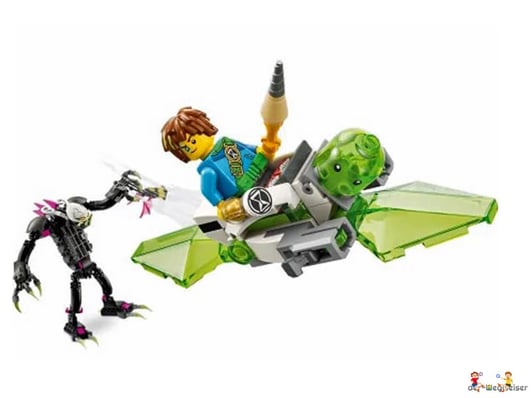 Die Besonderheiten im Lego Paket 71455 ist ein Minifigur Mateo mit seinem magischen Pinsel, sowie einen kleinen Roboter-Gefährten.