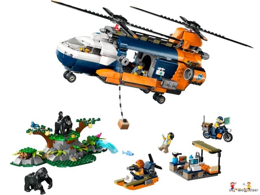 Im Paket Lego 60437 Autowerkstatt sind 881 Einzelteile enthalten.