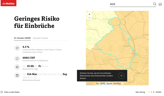 (Bilder: Screenshot standortcheck.mobiliar.ch)