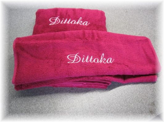 bestickte handtuecher