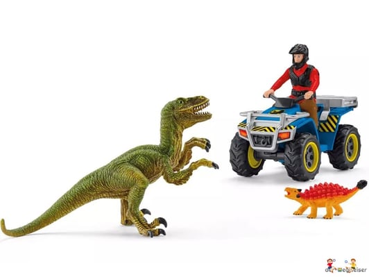 Das Set Schleich 41466 enthält über 18 Einzelteile für abwechslungsreichen Spielspass rund um Dino-Abenteuer.