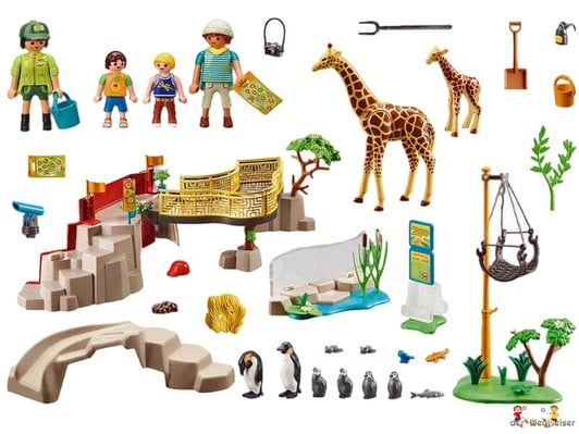 Im Paket Playmobil 71190 sind 127 Teile enthalten. 