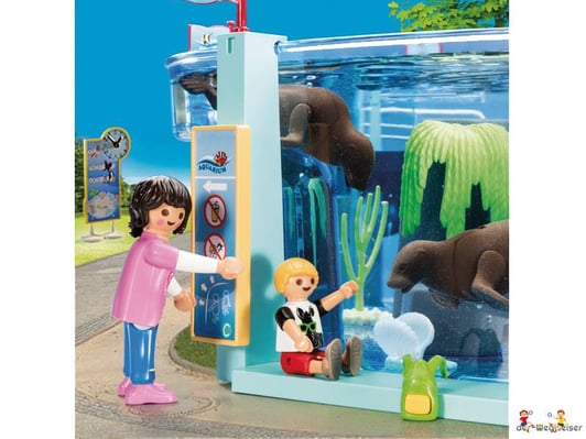 Besonderheiten im Playmobil Paket 70537 ist der Becken der mit Wasser gefüllt werden kann.