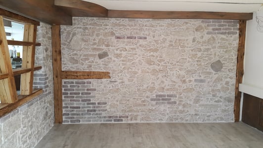 Steinwerke.ch moderne Wandverkleidung - Steinwandbeleuchtung - Deko - Design - Wandpaneele, Modern - Elegant - Exklusiv - Steinwandbeleuchtung - Kunststein - Ambiente - Freude