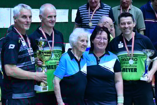 Roland Böhm, Walter Heimberger, Margit Schieder, Eva Graser und Albert Wilder in Kremsmünster.