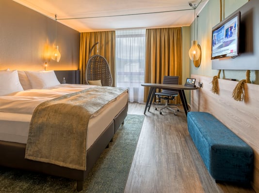 Hotelfotograf Frankfurt, Bett, Hotelzimmer, Doppelzimmer, Hotel