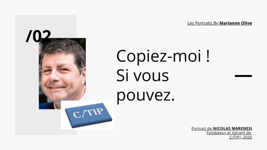 Portrait d'entrepreneur par Marianne Olive biographe