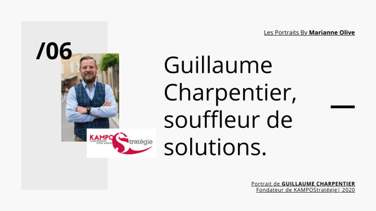 Portrait d'entrepreneur par Marianne Olive biographe