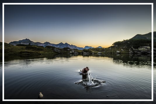 Krummschnabelsee Obertauern Radstadt Bergsee Panorama Urlaub