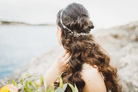 tocados de boda de novia