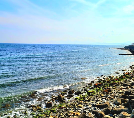 淡路島の東海岸国道沿い