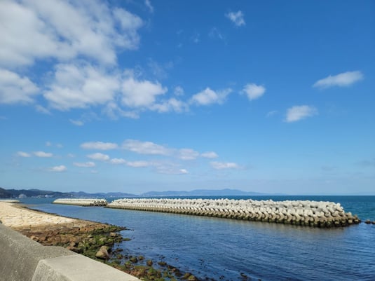 淡路島東海岸海が目の前の土地