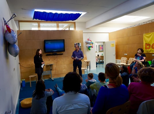 Begrüßung durch Stefan Meschig und Sarah Dionisius: (c) Birgit Brockerhoff