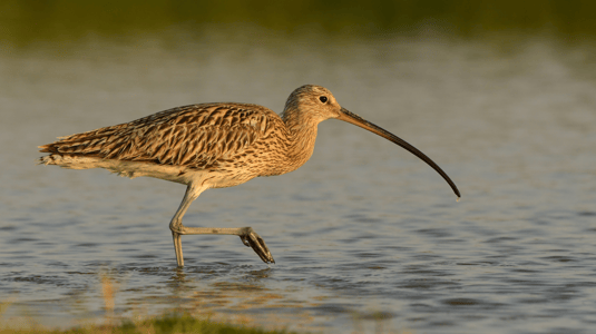 Großer Brachvogel am Wasser