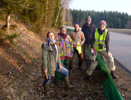 von links: Kerstin Schecher, Maria Bullermann, Günther Sebald, Friedrich Harzer, Rosmarie Wagenstaller