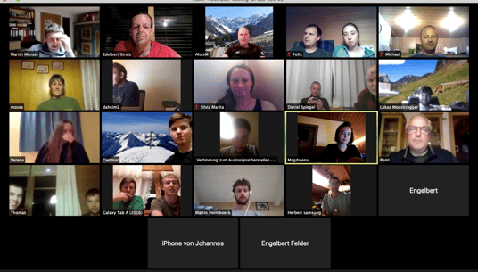 Videokonferenz - Daheimabend 2