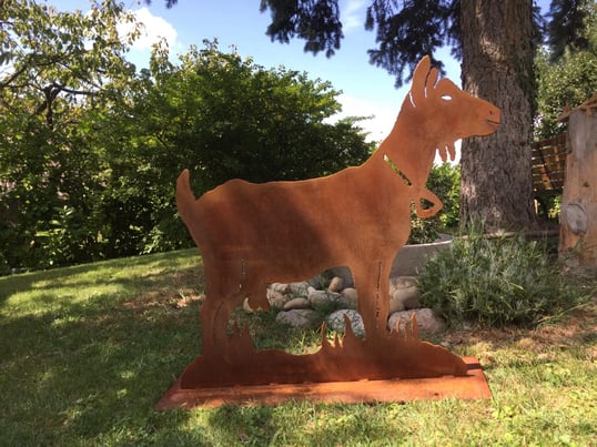 Geiss in Lebensgrösse 