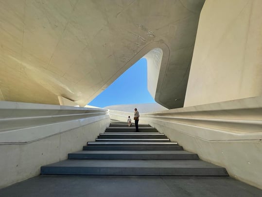 Ein moderner Park in Nicosia