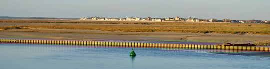 Vue sur Le Crotoy depuis le CKMV Baie des Phoques