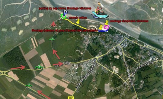 Zone d'Arrivée et de Débarquement à Saint-Valery/Somme