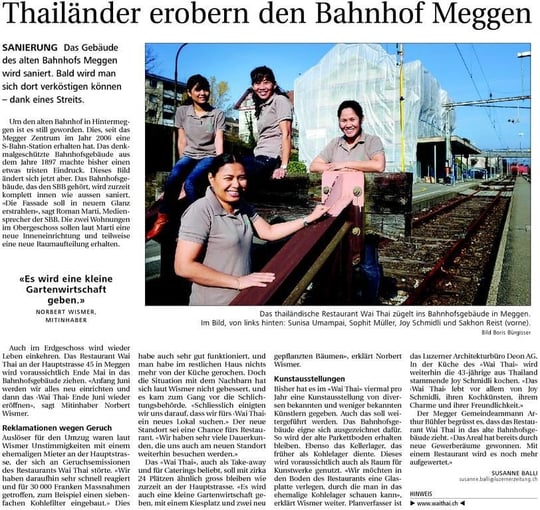 Neue Luzerner Zeitung vom 24.2.2011