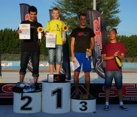Men's Battle podium / Credit : SlalomTimTeam