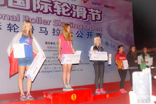 Classic Senior Women podium by Chiu Yin-Hsuan