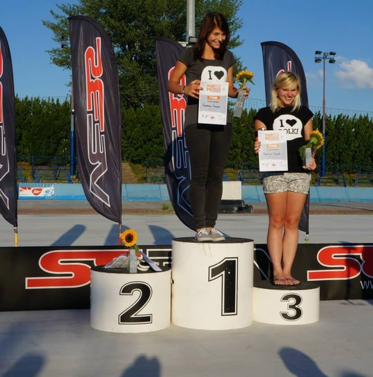 Women's Slide podium / Credit : SlalomTimTeam