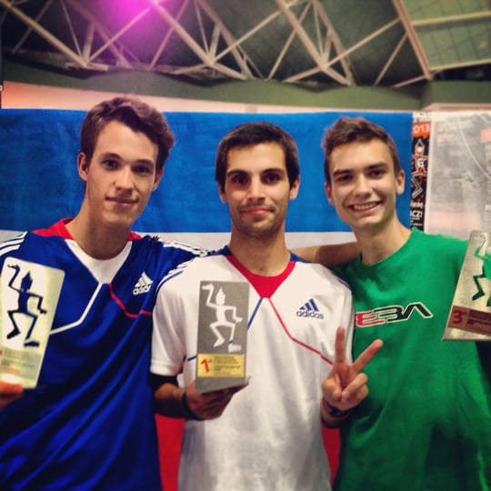 from left : A.Claris, R.Lebois, M.Sulinowski