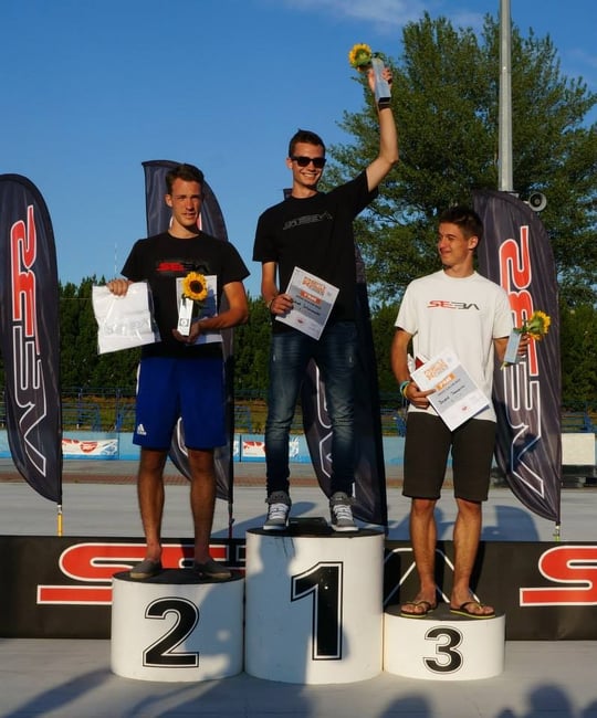 Men's Speed Slalom podium / Credit : SlalomTimTeam