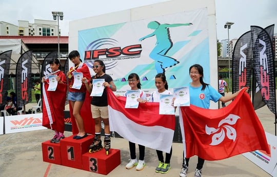 Junior Women Freestyle Classic podium by Carroll Wong