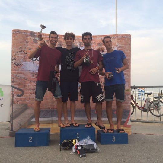 Battle Men's podium / Credit : Klaudia Hartmanis