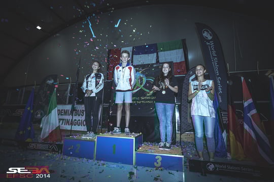 Speed Slalom Junior Women. Credit : Anthony Finocchiaro