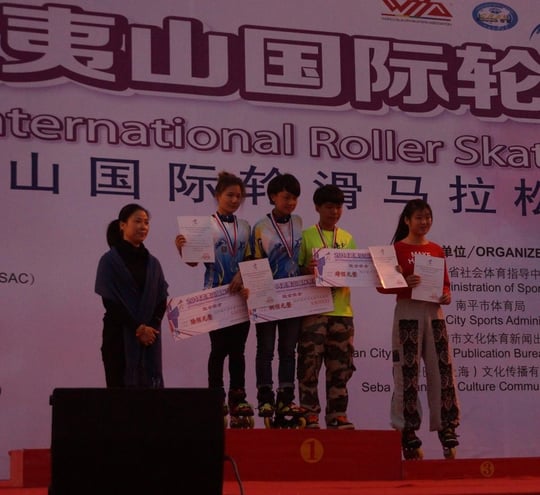 Slides Women podium by Chiu Yin-Hsuan