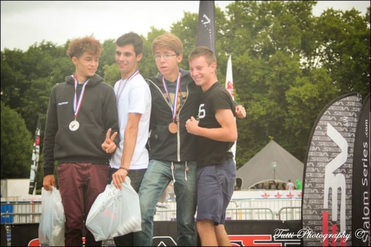 Men's Podium of the Freestyle Battle / Credit: Tiphaine Bourbon